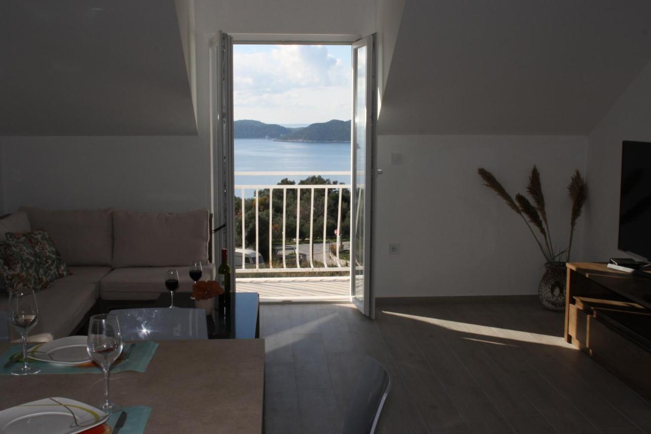 Apartment Lucija With Sea View Дубровник Екстериор снимка